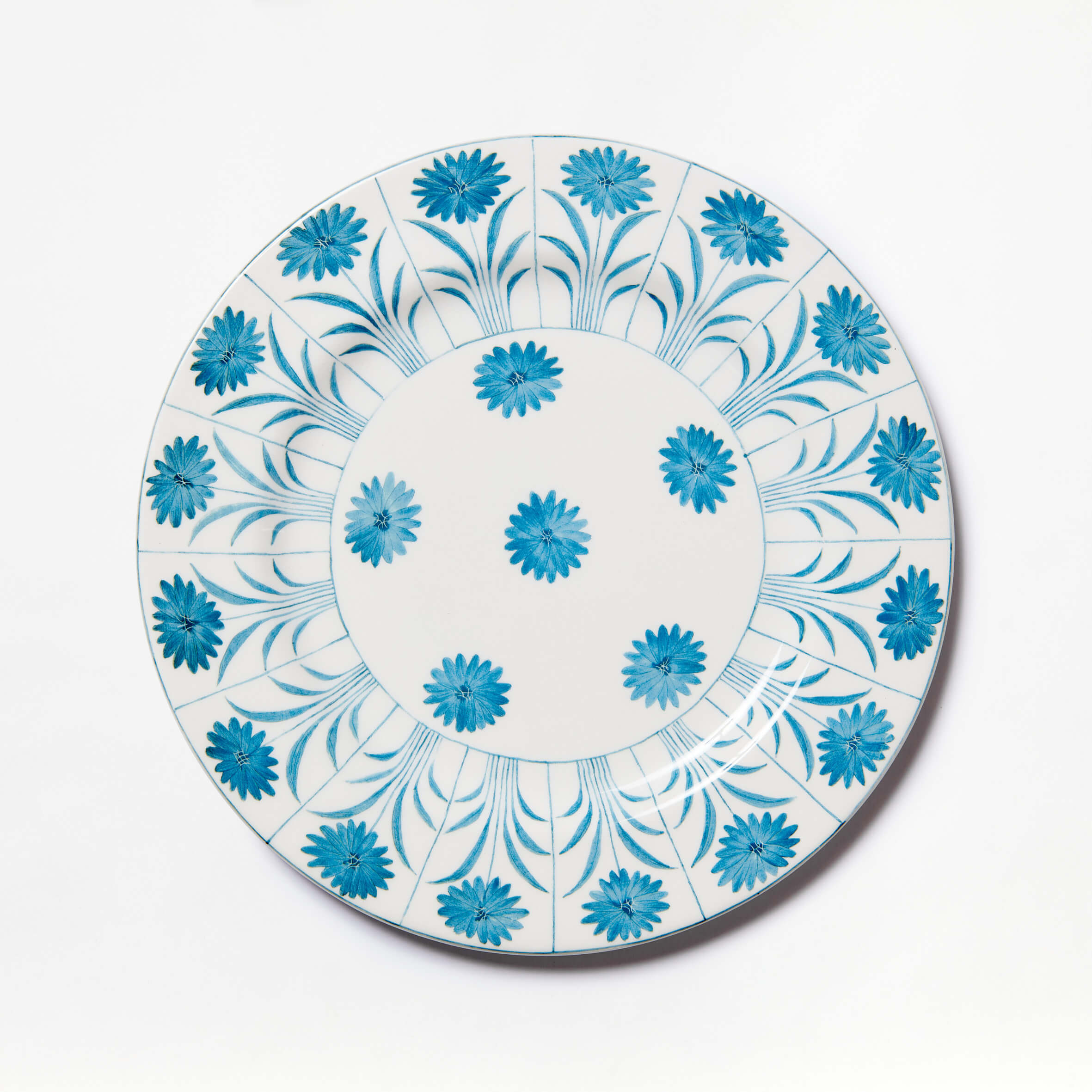 Daisy Blue Dinner Plate 27 cm (qty 4)